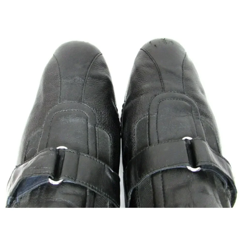 Cole Haan men's size 11.5 M black leather sneakers casual loafers